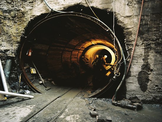 Trenchless construction work
